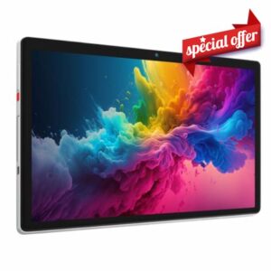 MUISOO Tablet 10 Inch Android Tablets 6GB RAM + 64GB ROM Quad-Core 5000mAh 1280 x 800 HD Touch Screen 5MP + 8MP HD Camera Bluetooth 5.2 Tablet PC (Silver)