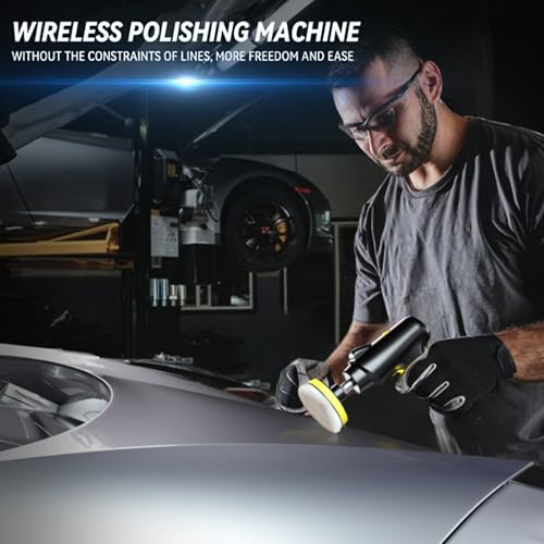 Car Buffer Polisher Machine with 4 Polishing Pads for Detailing/Polishing/Waxing/Scratch
