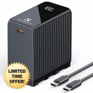 K&F CONCEPT 10500mAh Battery Compatible With Sony NP-F970 F750 F550