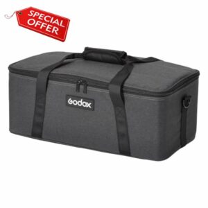 GODOX CB-16 Grey Professional Camera Bag - Padded 56x29x21cm Lighting Case for VL-Series LED Lights
