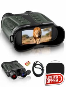Night Vision Goggles for Adults - Full Color Digital Night Vision Binoculars with 8X Digital Zoom