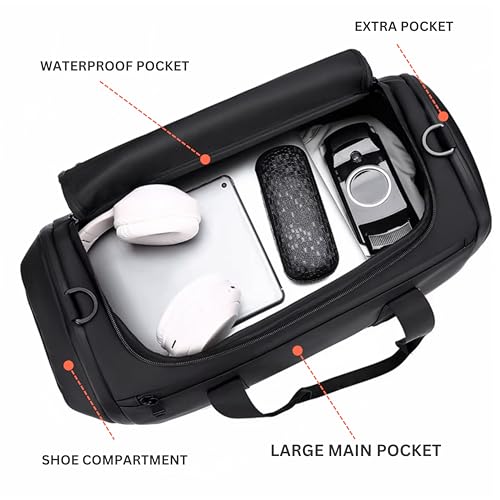 25L Sports Holdall with Shoe Compartment and Wet Pocket