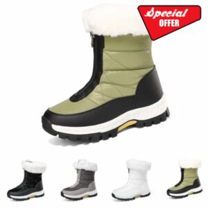 Women’s Non-Slip Warm Zipper Snow Boots