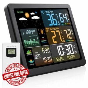 Wireless Weather Station with Outdoor Indoor Sensor