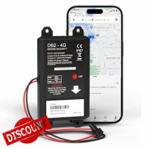 REWIRE SECURITY DB2 Wired GPS Tracker for Vehicles | Easy Installation on 8V–32V Batteries | Fits with Car