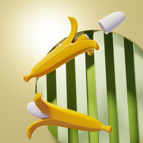 Funny Banana with Retractable Peel (Yellow)