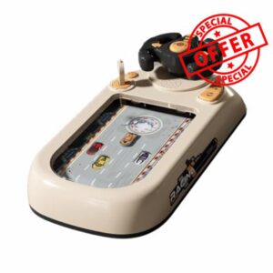 Toy Driving Simulation Steering Wheel Compact Driving Simulator Car Set Toy for Kids Ages 3 And Up