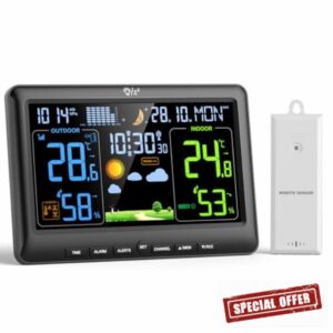 LIORQUE Weather Stations with Outdoor Sensor Wireless for Home