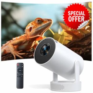 Smart Mini Projector with Android 11 & 6000+ Apps