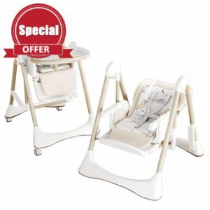Aveainelle High Chair 2 in 1 Baby Swings for 6-36 Month Babies