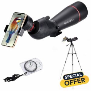 20-80×90 Spotting Scopes Come with an Adjustable Tripod
