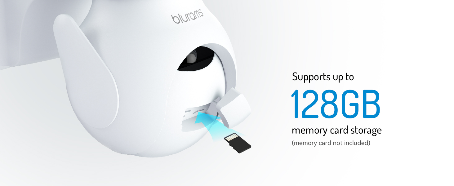 Text reads '128GB'. Product image showing white electronic device with memory card and 'Supports up to' text visible.