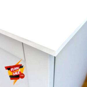 Top Worktops Compact Laminate Worktop 12mm x 3050 × 608mm – Absolute White Finish