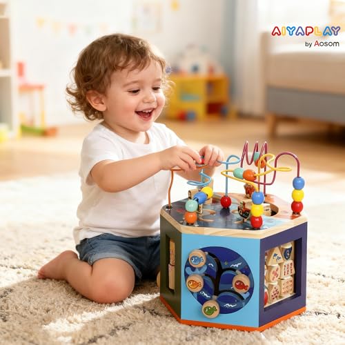 Montessori Baby Toys with Bead Maze