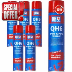 Quinton Hazell Brake Cleaner Spray 600 ml (Pack of 6) - QH6 Brake