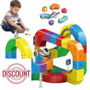 Clickrail Electric Train Set Flexible Race Track