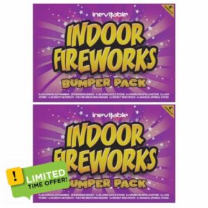 2 x Indoor Fireworks Selection Packs - A Collection of 8 different Nostalgic Novelty Pyrotechnics - CAT F1 Low Hazard
