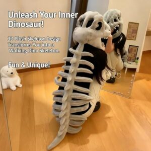 Dinosaur Skeleton Plush Costume