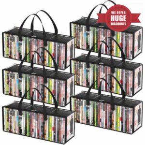 Lifewit DVD Storage Cases 6 Pcs