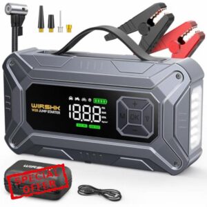 Jump Starter Power Pack with Air Compressor