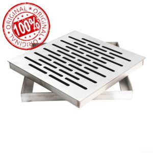 Stainless Steel Drain Cover Square Rustproof Mesh Grate for Outdoor Garden Shower Floor(300 * 300 * 20mm)