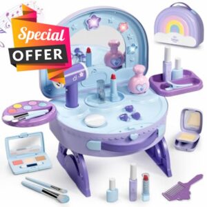 Lehoo Castle Kids Vanity Toys for 3 4 5 Year Old Girls