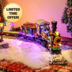 BRIKSMAX 2.0 Light Kit Compatible with Lego Icons Holiday Express Train 10361 Building Sets- LED Lighting Kits (Accessories Only)
