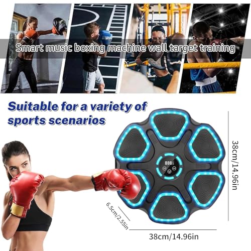 Smart Bluetooth Music Punch Machine With LED Lights