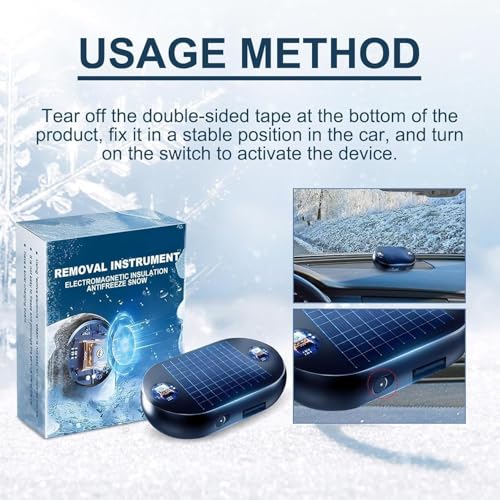 Anti-Freeze Electromagnetic Car Snow Removal Device