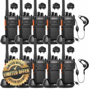 HESENATE HT66 PMR446 Walkie Talkies for Adults