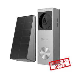 EZVIZ 2K Solar Doorbell Camera Removal-Free Charging No Monthly Fee