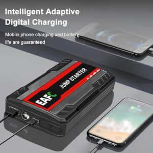Portable Jump Starter with LED Light