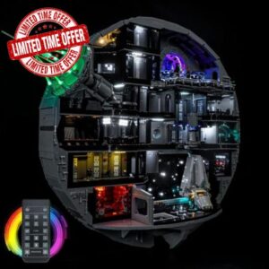 LED Lighting Kit for Lego 75419 Death Star - Custom Lights to Mount