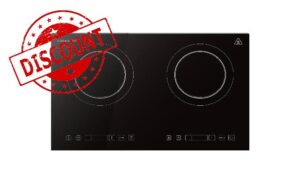 Cookology Dual Zone Induction Hob 3500W Portable Electric Cooktop - 2 Cooking Zones