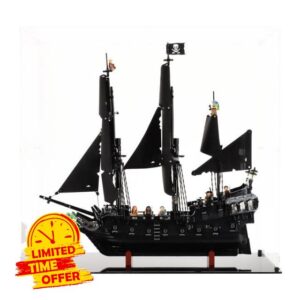 Display Case compatible with LEGO 10365 Captain Jack Sparrow's Pirate Ship