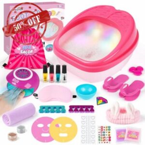 Dreamon Kids Foot Spa for Girls – Colour Changing Foot Spa Massager with Foot Bath