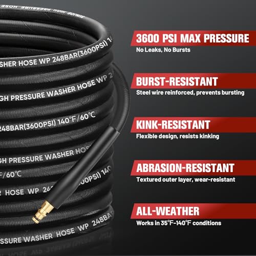Burst-Resistant Replacement Hose for Karcher K2 K3 K4 K5 K6 K7 Series