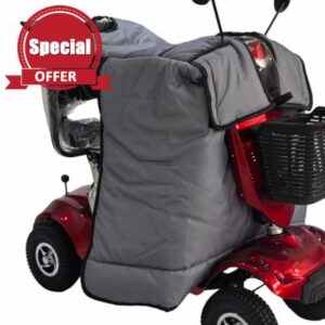 Mobility Scooters Accessories Waterproof Rain Cover Leg Blanket Electric Scooter Shelter Universal (Grey)