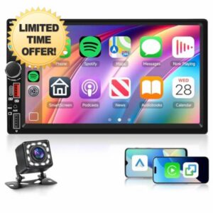 Rimoody Double Din Wireless Carplay Car Radio Android Auto