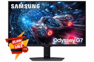 Samsung Odyssey Gaming G7 LS27FG702EUXXU 27" 4K UHD Max 360Hz IPS Gaming Monitor - 3840x2160