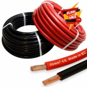 MKGT Hi-Flex 35mm² 240 Amp 2 AWG Automotive Starter/Inverter/Welding/Battery PVC Cable Wire (Black