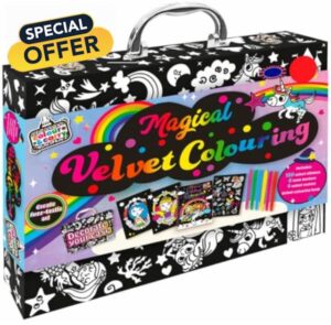 AAMEN Colour & Create Magical Velvet Colouring Art Set