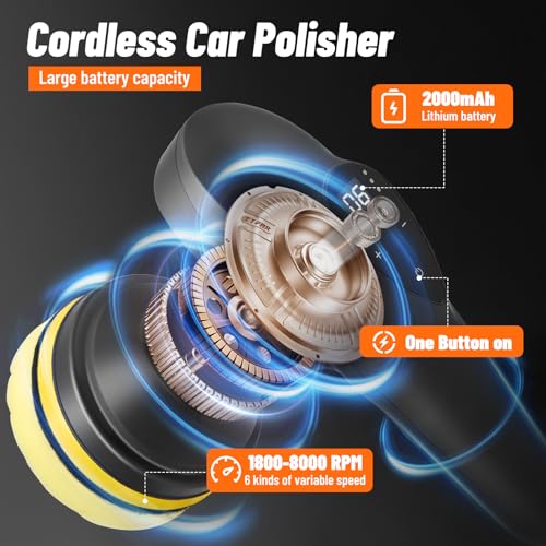 Rechargeable Electric Wireless Polisher