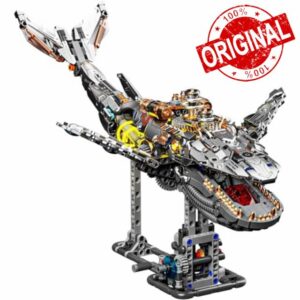 QLT QIAOLETONG Mech Whale Building Kit with LED Lights