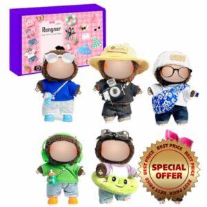 Clothes Set for Labooboo 1.0 2.0 3.0 - 6 Sets 17cm Doll Clothes