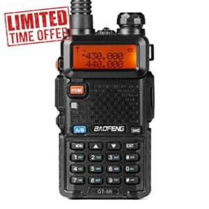 BAOFENG GT-5R Dual Band Walkie Talkie Upgraded LEGAL Two Way Ham Radio for Adults