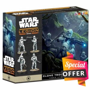 Asmodee | Star Wars: Legion - Clone Trooper Marksmen | Miniature Board Game | Ages 14+ | 2 Players | 90+ Minutes Playing Time