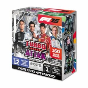 Topps Turbo Attax Formula 1 2025 - Monster Box - 160 Turbo Attax cards per box with 12 exclusive cards