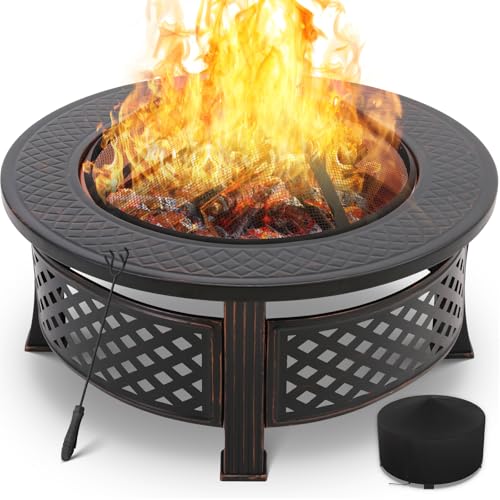 80.5cm Outdoor Garden Patio Firepit Table