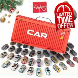 2026 New 48 Mini Pull-Back Cars with Built-in Garage Set